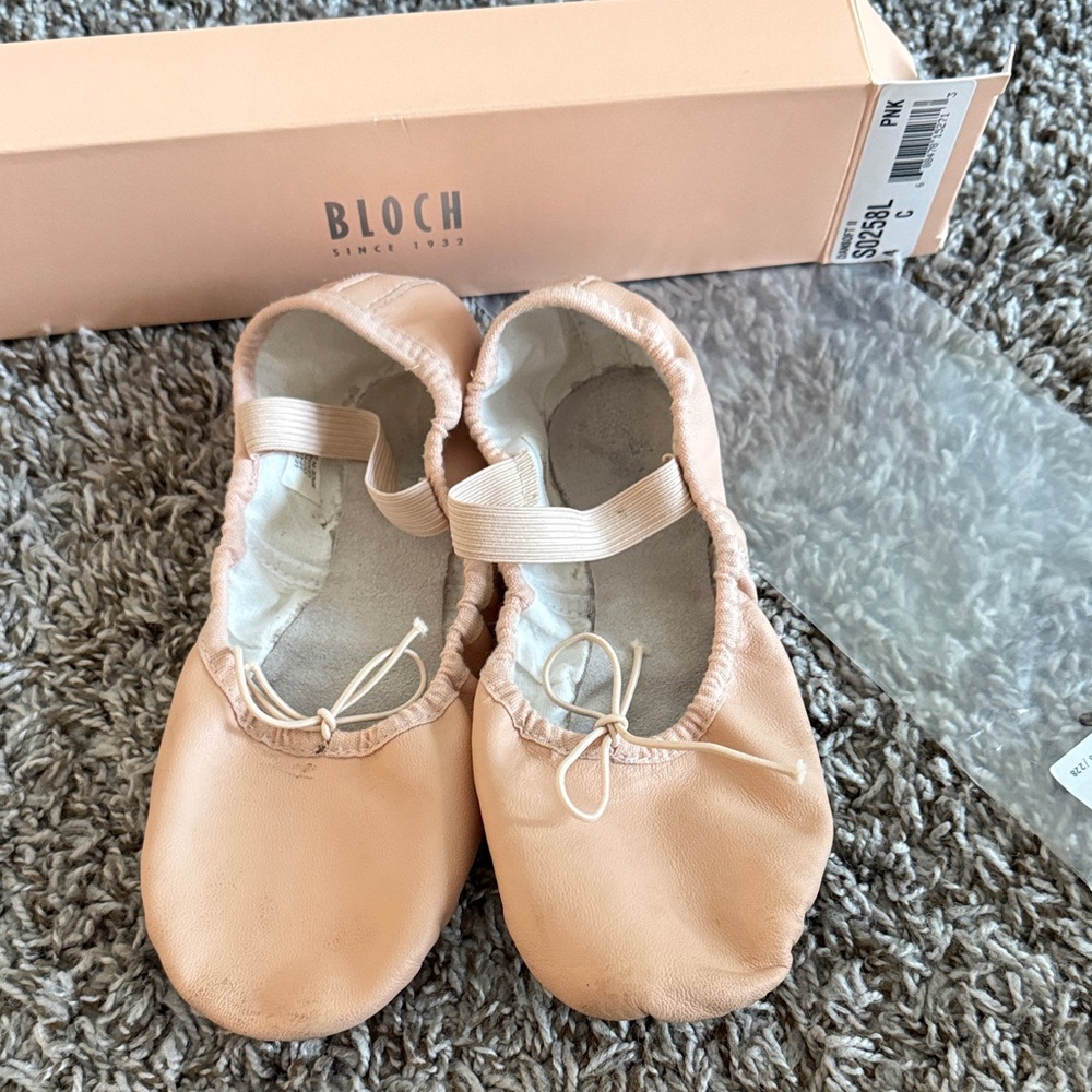 Bloch Peach Ballet Shoes